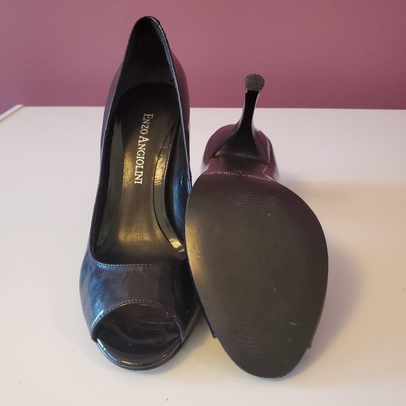 Enzo Angiolini Open Toed Pumps Size 4 - Picture 6 of 7